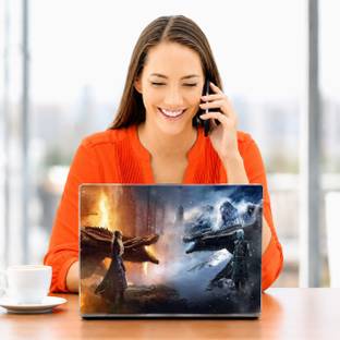 DecorPrintDesign LAPTOP SKIN STICKER 15X10 INCH DP724 VINYL Laptop Skin Compatible for 15 inch
