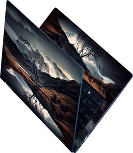 Anweshas Full Body Laptop Skin Sticker - Nature Tranquil Beauty Reflected in Calm Water Self Adhesive Vinyl Reusable Laptop Skin Compatible for 15.6 inch
