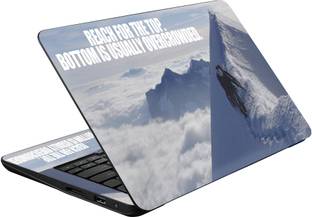 SCOTLON _Full Panel_SMQ_40_"REACH FOR THE TOP BOTTOM IS USUALLY OVERCROWDED"_HD Printed_ Vinyl Laptop ...