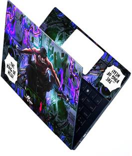 Skinny Laptop Skin Quality Sticker for Laptops Upto 15.6"_FBD_54 Self Adhesive Vinyl Reusable Laptop S...
