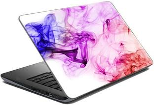 AH Decals Artistic Smoke colourfull wallpaper sticker decals vinyl for laptop skin PVC Vinyl Reusable Laptop Skin Compatible for 17 inch