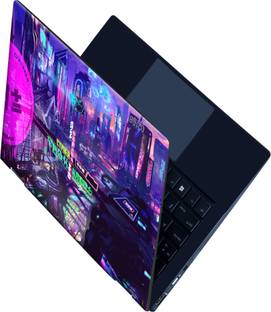 SCOTLON _Single Panel_cyber world_Premium laptop Skin_ Vinyl Laptop Skin Compatible for 15.6 inch