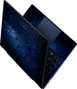 SCOTLON _All Panel_Blue sparkling dots_ Vinyl Laptop Skin Compatible for 15.5 inch
