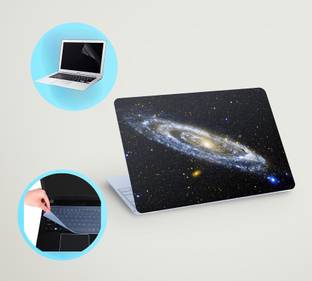 SDM 3in1 laptop skin with track-pad & SCREEN GAURD (univers) 15.6 inch Vinyl Laptop Skin Compatible fo...