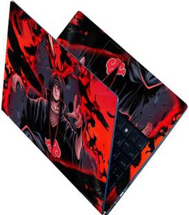 Techfit Full Body Laptop Skin Fits Size Upto 15.6 Inches - Itachi Kingdom Self Adhesive Vinyl Laptop Decal 15.6