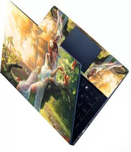 KALARKARI Laptop Skin Cute girl Premium matte finish vinyl HD printed Easy to Install Laptop Skin/Sticker/Vinyl/Cover for all size laptops upto 15.5 inch vinyl Laptop Decal 15.6