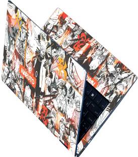 Anweshas Full Body Laptop Skin Sticker Fits Size Upto 15.6 inches - Naruto Uzumaki Self Adhesive Vinyl Reusable Laptop Skin Compatible for 15.6 inch