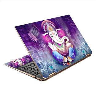 Sai WallBazaar laptop skin sticker decal for all laptop - size 16x11 inch Vinyl Reusable Laptop Skin Compatible for 16 inch