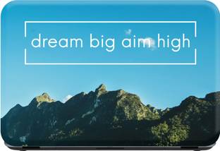 SCOTLON _Single Panel_Dream big aim high_ Vinyl Laptop Decal 15.5