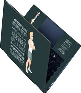 SCOTLON _All Panel_Try Hard_ Vinyl Laptop Skin Compatible for 15.5 inch