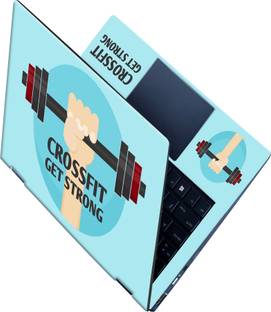 SCOTLON _All Panel_Get strong_ Vinyl Laptop Skin Compatible for 15.5 inch