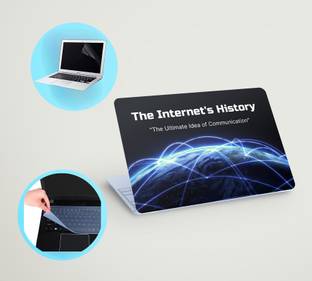 SDM 3in1 laptop skin with track-pad & SCREEN GAURD (ultimate idea) 15.6 inch Vinyl Laptop Skin Compati...
