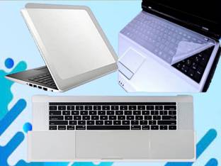 ANJO Lamination Laptop Trackpad-Back Side-Laptop Keyskin 14 Inch Transparent Vinyl Reusable Laptop Skin Compatible for 14 inch