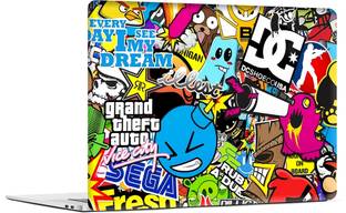 STICKER PRO Universal Laptop Skin Sticker with Extra Protective Layer - Sticker Bomb Dream Premium PVC Self Adhesive Vinyl Laptop Skin Compatible for 13 inch