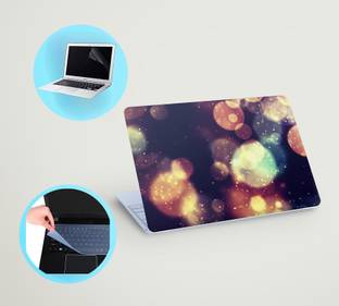 SDM 3in1 laptop skin with track-pad & SCREEN GAURD (bright) 15.6 inch Vinyl Laptop Skin Compatible for...