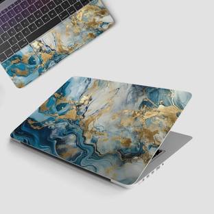 Yuckquee Marble Top+Wrist Pad Vinyl Laptop Skin/Sticker Vinyl Laptop Decal 17.3 M-8 Vinyl Laptop Decal...
