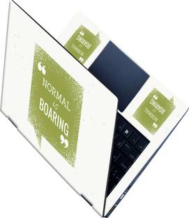 SCOTLON _All Panel_Normal is boring_ Vinyl Laptop Skin Compatible for 15.5 inch