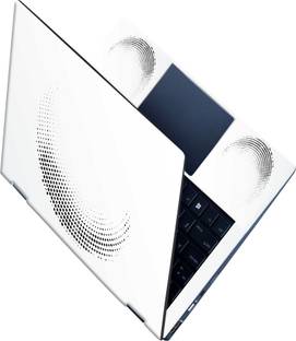 SCOTLON _All Panel_Round black dots_ Vinyl Laptop Decal 15.5
