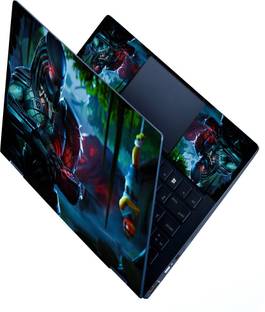 dzazner HD Printed Full Panel Laptop Skin Sticker Vinyl Fits Size Upto 15.6 inches No Residue, Bubble Free - Predator Self Adhesive Vinyl Reusable Laptop Skin Compatible for 15.6 inch
