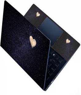 KALARKARI Laptop Skin Heart symbol Premium matte finish vinyl HD printed Easy to Install Laptop Skin/Sticker/Vinyl/Cover for all size laptops upto 15.5 inch vinyl Laptop Decal 15.6