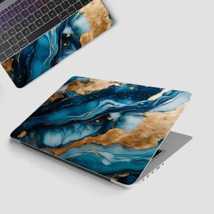 Yuckquee Marble Top+Wrist Pad Vinyl Laptop Skin/Sticker Vinyl Laptop Decal 17.3 M-1 Vinyl Laptop Skin ...