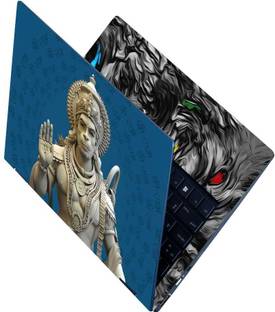 Flipkart SmartBuy Full Body Laptop Skin Sticker - Lord Hanuman 3D White Shri Ram Self Adhesive Vinyl Laptop Skin Compatible for 15.6 inch