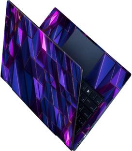 SCOTLON _All Panel_Purple crystal pyramid Vinyl Laptop Skin Compatible for 15.6 inch