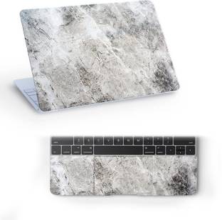 Galaxsia Black & White Marble Top+Wrist Pad Vinyl Laptop Skin/Sticker/Cover for vinyl Laptop Decal 17....