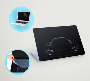 SDM 3in1 laptop skin with track-pad & SCREEN GAURD () 15.6 inch Vinyl Laptop Skin Compatible for 15.6 ...