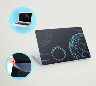 SDM 3in1 laptop skin with track-pad & SCREEN GAURD (effecting art) 15.6 inch Vinyl Laptop Skin Compati...