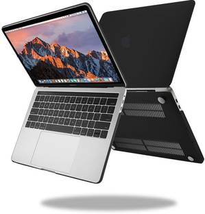 Etzin Newest Mac Book Pro 13 2018 2017 2016 Black(EPL-091CC) Hard Shell Case Reusable Laptop Skin Compatible for 13 inch