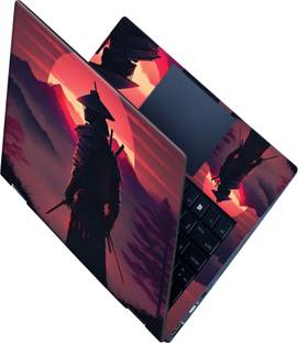 Flipkart SmartBuy _All Panel_Samurai sunset Vinyl Laptop Skin Compatible for 15.6 inch