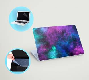 SDM 3in1 laptop skin with track-pad & SCREEN GAURD (muliticolor ) 15.6 inch Vinyl Laptop Skin Compatib...