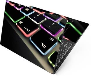 Anweshas HD Printed Full Panel Laptop Skin Sticker Vinyl Fits Size Upto 15 inches No Residue, Bubble Free, Waterproof - Lightining Keyboard Self Adhesive Vinyl Laptop Decal 15.6