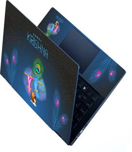 STICKER PRO Full Panel Laptop Skin For 15.6 inch Laptop - Krishna Radha Hands Stretched Vinyl Laptop Skin Compatible for 15 inch