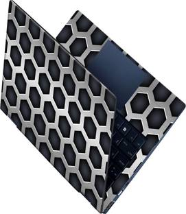 SCOTLON _All Panel_Hexagon net_ Vinyl Laptop Skin Compatible for 15.5 inch