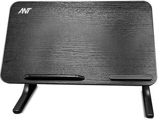 Ant LapDesk25 Lapdesk25 Wooden, Steel Desk Stand Laptop Stand with Adjustable Height Compatible with 26 - 35 cm Laptops