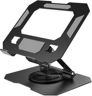Ofifo Laptop Stand Tablet Laptop Riser Adjustable Height Tilt 360 Rotatable Black Laptop Stand Rotatab...
