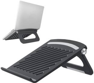 Aliens Foldable Laptop & Tablet Stand Riser Up to 15.6-Inches Plastic Desk Stand Laptop Stand with Adjustable Height Compatible with Universal Laptops
