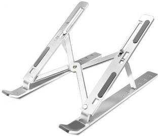 Griffith Portable Laptop Stand, 7 level adjustment, Strong Aluminum Built Aluminium Floor and Desk Sta...