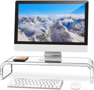 Porpoise Acrylic Computer Monitor Laptop Desktop Stand Holder DEKSTOP STAND Laptop Stand