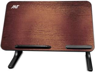Ant LapDesk25 Lapdesk25 Wooden, Steel Desk Stand Laptop Stand with Adjustable Height Compatible with Universal Laptops