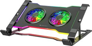 ZEBRONICS Zeb-NS5000 Steel Desk Stand Laptop Stand with Adjustable Height Compatible with 40 - 44cm Laptops