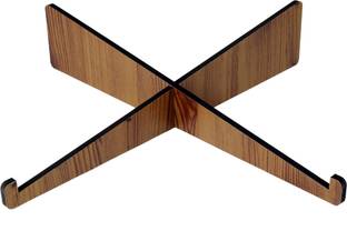 OUTSET Cross Wooden Laptop Riser Stand ESPL-LS-02 Wooden Desk Stand Rotatable Laptop Stand Compatible with Universal Laptops
