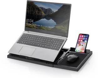 JD FRESH Computer Accessories Laptop Holder for Desk Adjustable Multi-Angle Portable Laptop Stand for Desk with Mobile stand Plastic Floor and Desk Stand Rotatable Laptop Stand with Adjustable Height Compatible with Universal Laptops