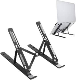 PAC LAPTOP STAND PLASTIC Laptop Stand Plastic Floor and Desk Stand Rotatable Laptop Stand with Adjustable Height Compatible with 36 - 39cm Laptops