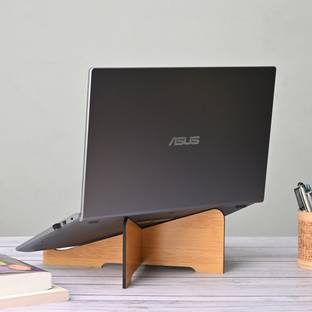 GIFT KYA DE Cross Laptop Stand - Bamboo Portable Laptop Stand compatible with MacBook Dell XPS HP Lenovo Laptop Stand