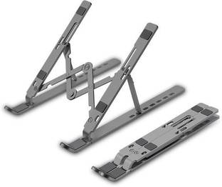ZEBRONICS ZEB-NS2000 Aluminium Desk Stand Laptop Stand with Adjustable Height Compatible with 40 - 44cm Laptops