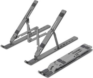 laptopz 1 Aluminium Desk Stand Laptop Stand with Adjustable Height Compatible with Universal Laptops