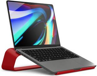 DailyObjects Arete Laptop Stand - (Black) Aluminium Desk Stand Laptop Stand Compatible with Universal Laptops